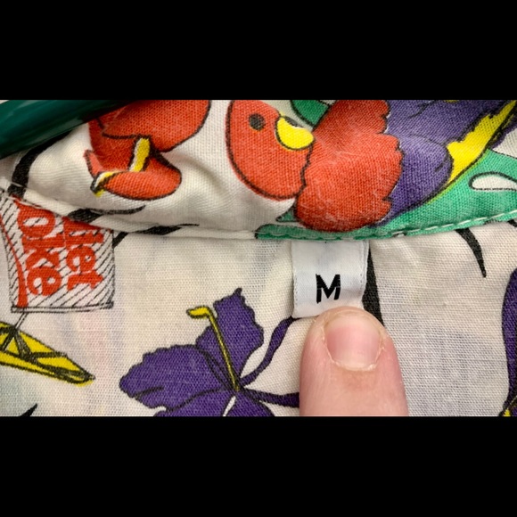 Vintage Diet Coke parrot Hawaiian Shirt - Picture 4 of 5